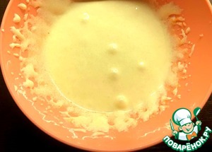 Бисквитный пирог с полентой