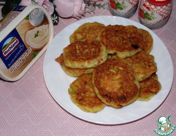 Оладьи из кабачков "Пикантные"