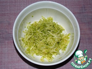 Оладьи из кабачков "Пикантные"