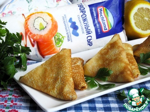 Блинчики с курицей и авокадо Блинчики с курицей и авокадо