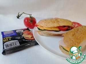 Бургер с сырной котлетой