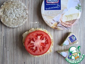 Бутерброд с котлетой на хлебце Бутерброд с котлетой на хлебце