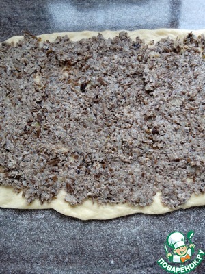 Булочки с грибами под сырной глазурью Булочки с грибами под сырной глазурью