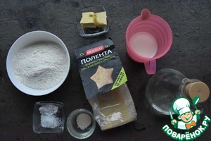 Лепешка на поленте