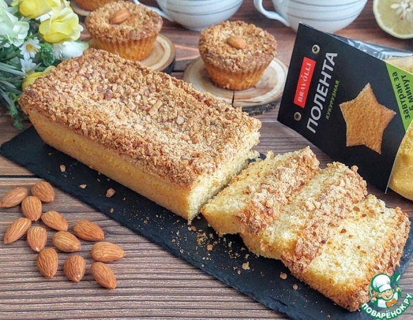 Миндально-лимонный кекс