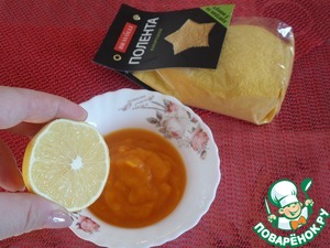 Шоколадно-тыквенный кекс с полентой