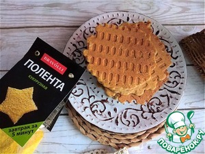Кукурузно-ржаные тонкие вафли Кукурузно-ржаные тонкие вафли