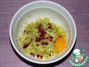 Оладьи из кабачков "Пикантные"