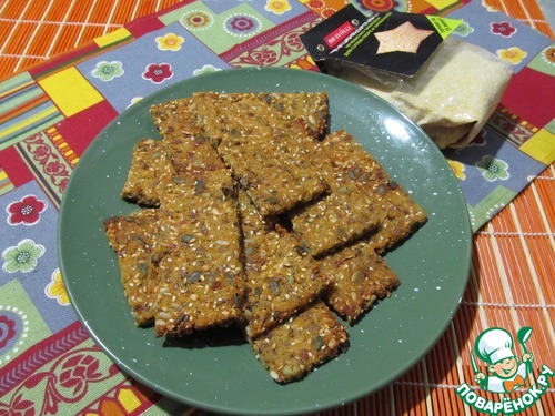 Хрустящие мультизлаковые хлебцы из поленты Хрустящие мультизлаковые хлебцы из поленты