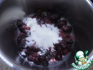 Творожно-ванильный пирог с вишней Творожно-ванильный пирог с вишней