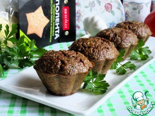 Чечевично-злаковые печеночные маффины