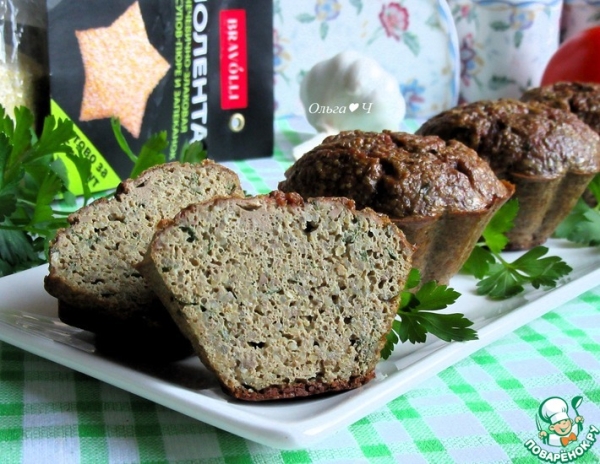 Чечевично-злаковые печеночные маффины