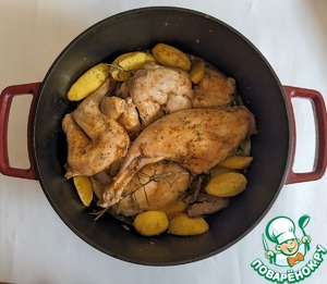 Чесночный кролик по-испански Чесночный кролик по-испански