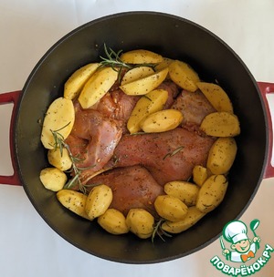 Чесночный кролик по-испански Чесночный кролик по-испански