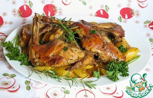 Чесночный кролик по-испански Чесночный кролик по-испански