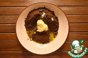 Чизкейк с шоколадным печеньем