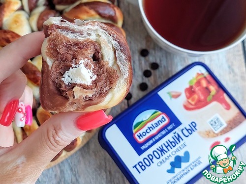 Пирог с творожным сыром и клюквой Пирог с творожным сыром и клюквой