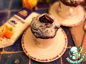 Сырно-шоколадный кекс из СВЧ Сырно-шоколадный кекс из СВЧ