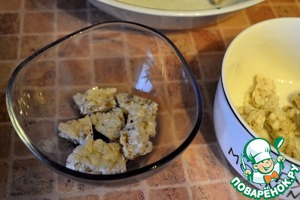 Десерт из хлебцев и винограда Десерт из хлебцев и винограда