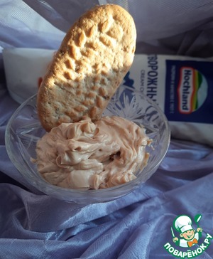 Десерт "Творожный дальгона-кофе"