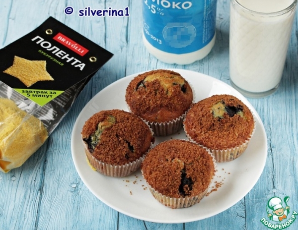 Маффины с черникой Маффины с черникой