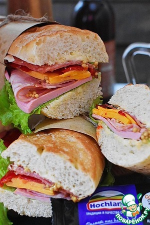 Дорожный сендвич "Все и сразу"