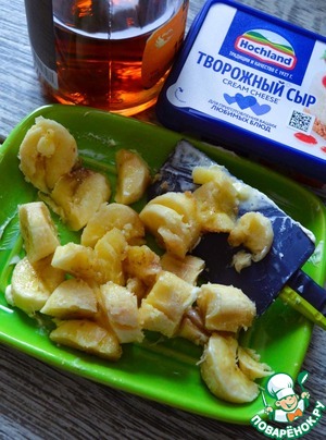 Банановый кекс на творожном сыре