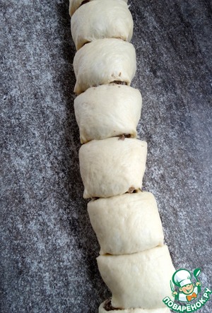 Булочки с грибами под сырной глазурью Булочки с грибами под сырной глазурью