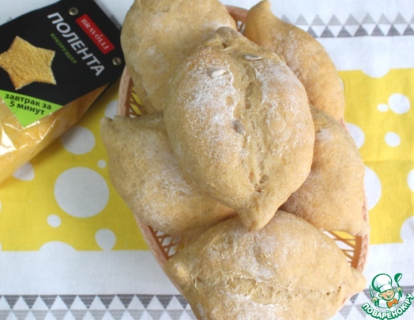 Булочки с кукурузной полентой