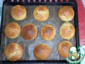 Булочки с полентой и жареным луком