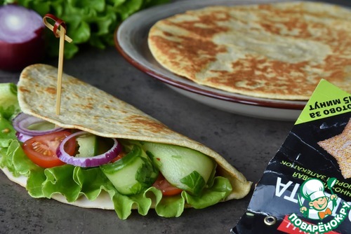 Лепешка на поленте