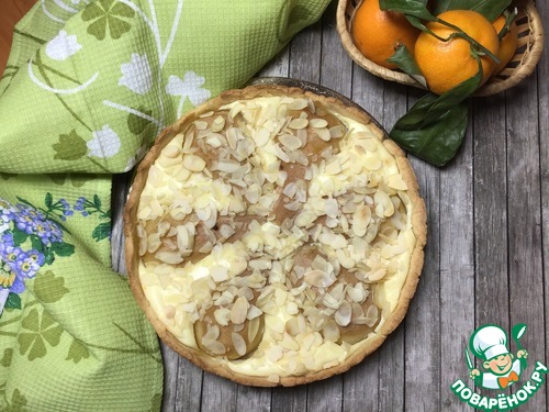 Тарт с грушами