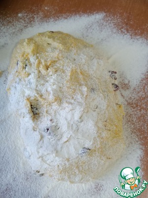 Булочки тыквенные с кукурузной полентой и клюквой