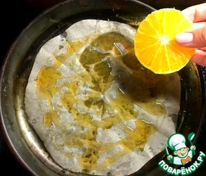 Бисквитный пирог с полентой