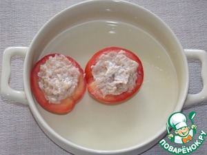 Фаршированные помидоры с фаршем и сыром Фаршированные помидоры с фаршем и сыром