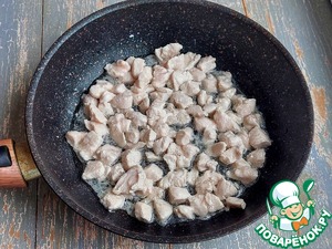 Киш с курицей и лисичками