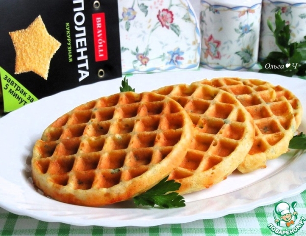 Кукурузно-сырные вафли