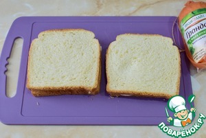 Французский сэндвич с колбасой