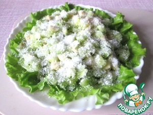 Фруктовый салат "Под снегом"