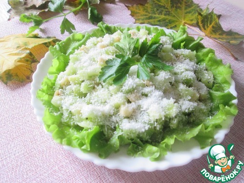 Фруктовый салат "Под снегом"