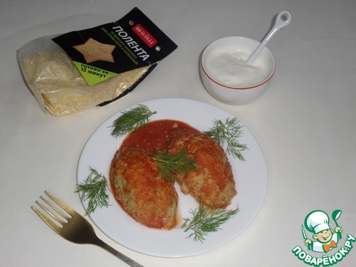 Голубцы "Ленивые" с полентой Голубцы "Ленивые" с полентой