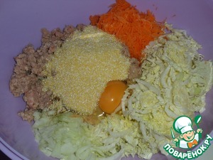 Голубцы "Ленивые" с полентой Голубцы "Ленивые" с полентой