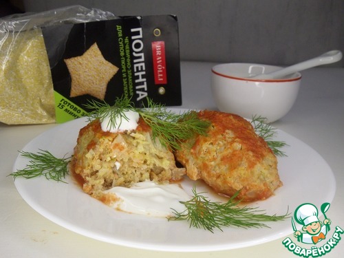 Голубцы "Ленивые" с полентой Голубцы "Ленивые" с полентой