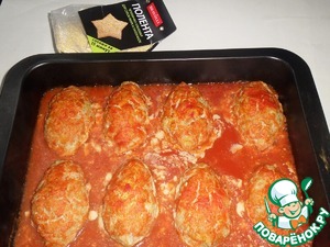 Голубцы "Ленивые" с полентой Голубцы "Ленивые" с полентой