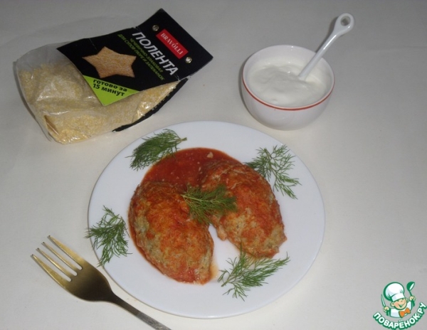 Голубцы "Ленивые" с полентой Голубцы "Ленивые" с полентой