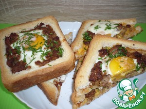 Горячие сэндвичи с фаршем индейки