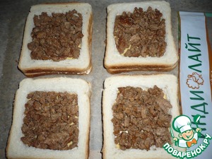 Горячие сэндвичи с фаршем индейки