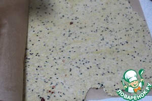 Хрустящие крекеры из поленты и кунжута Хрустящие крекеры из поленты и кунжута