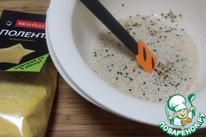 Хрустящие крекеры из поленты и кунжута Хрустящие крекеры из поленты и кунжута