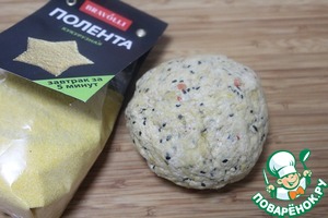 Хрустящие крекеры из поленты и кунжута Хрустящие крекеры из поленты и кунжута